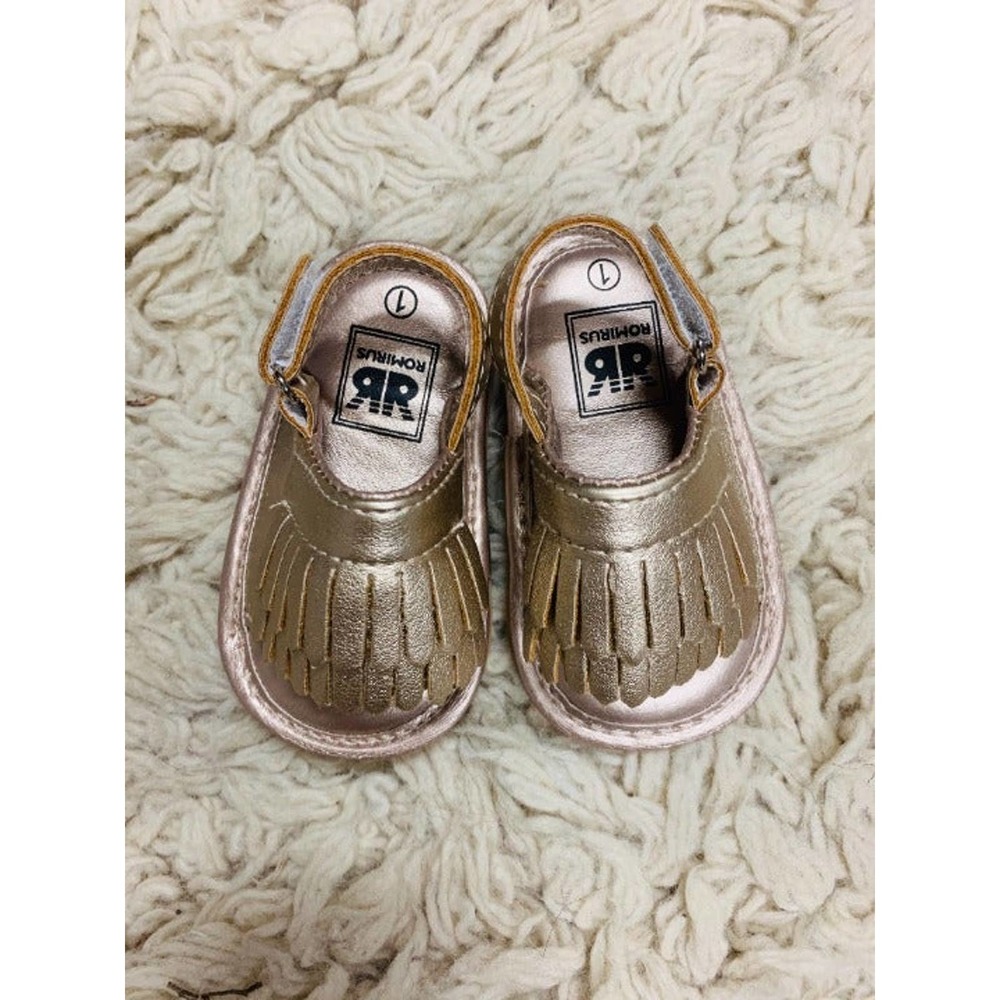 ⭐️ GREEK SANDALS ⭐️ // Baby Girl Gold Greek Sandal // 3/4C